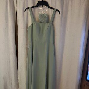 Dusty Sage Azazie Bridesmaid Dress